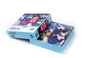Livre de puzzle personnalisé 48 pièces sur le thème du chat parlant Tom pour filles, jeu d'intérieur, motif rose, papier offset spiralé, outils de réflexion - Product Image 4