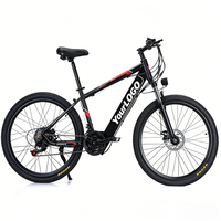 Vélo de montagne électrique Urban Traveler, batterie au lithium, vélo électrique tout-terrain à vitesse variable pour les trajets quotidiens