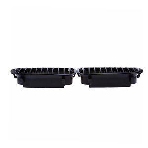 Parrilla delantera para BMW E46, color negro brillante, plástico ABS, para coches de cuatro puertas de la serie 3 de 1998-2001 - Product Image 3
