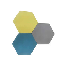 Baffles Acústicos de Fibra de Vidrio Hexagonales Personalizados, Techo Acústico Suspendido, Techo Insonorizado