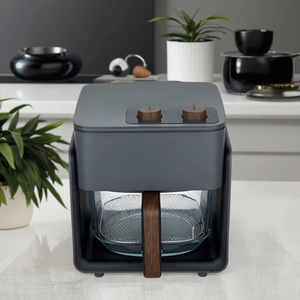 Nồi chiên không dầu gia dụng 4.2L cao cấp, kính borosilicat, điều khiển cảm ứng, sản xuất trực tiếp tại nhà máy - Product Image 3