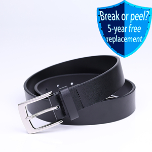 Ceinture vintage pour homme en cuir de vachette vieilli fait main, boucle interchangeable, logo personnalisé, faible MOQ - Product Image 1