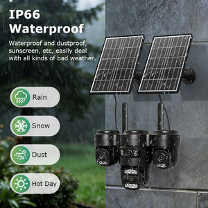 Nueva Cámara Solar 4G con Giro/Inclinación, Visión Nocturna de Cuatro Imágenes a Todo Color, Audio Bidireccional, Aplicación <span class=keywords><strong>ICSee</strong></span>, Resistente al Agua HD IP66 - Product Image 4