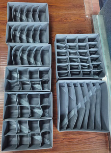 IN STOCK 8PACK Cabinet Organizer <b>Clothes</b> Foldable Dresser <b>Storage</b> Basket Organizers and <b>Storage</b> Bins for Storing Underwear,Bra, - Product Image 2