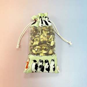 Sacs en coton et ramie à cordon de serrage imprimés 10x15cm, sachets en organza pour fenêtre, sachets de lavande pour le thé, le café, les herbes, le stockage - Product Image 1