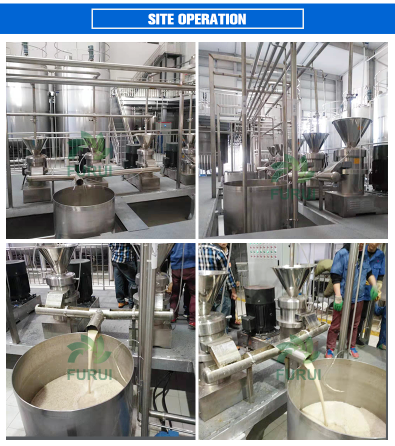 Thép không gỉ Máy xay mè bơ đậu phộng sản phẩm đậu thực phẩm máy xay mài keo nhà máy Làm thực phẩm máy móc