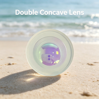 35mm Diameter 5mm Edge Thickness Biconcave Lens Optical Glass Lenses With High Reflective Film for Optics Telescopes Cameras