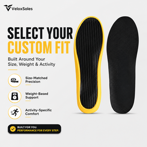 Carbon Fiber Gel Insoles with EVA Layer for Maximum Shock Absorption and Arch Support in Sports <b>Shoes</b> - Product Image 4