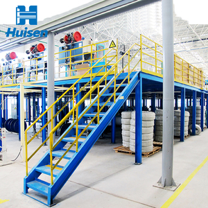 מערכת אחסון כבדה למחסנים, מדפי משטחים, פלטפורמת פלדה ומעלון - Product Image 5