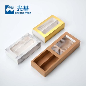 Bán Sỉ Hộp Đóng Gói Thực Phẩm Bánh Quy Theo Yêu Cầu Có Cửa Sổ Hộp Macaron Giấy Kraft Màu Trắng - Product Image 4