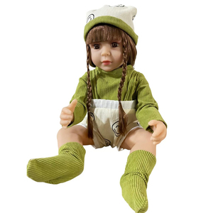 Poupée <span class=keywords><strong>Espagnole</strong></span> Parlante et Enregistrable de 55 CM, Langue Personnalisée, Bébé Poupée en Silicone - Product Image 3