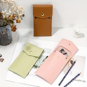 Stijlvol leren etui - Penhouder met drukknoopsluiting voor rugzakdragen, pennendoos met grote capaciteit voor cadeau en dagelijkse organisatie - Product Image 2