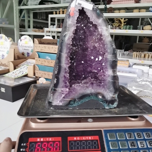 Géode d'améthyste du Brésil en cristal brut de grande taille de haute qualité en gros pour la décoration - Product Image 2