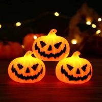 Lanterne Citrouille Halloween : Lampe Visage de Fantôme, Cadeau Enfant pour Balcon, Chambre, Jardin, Décoration de Fête d'Halloween, Lumière d'Ambiance