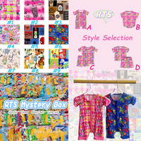 Vêtements pour bébés en bambou en gros, pyjamas pour enfants, combinaison à fermeture éclair bidirectionnelle, manches longues, antibactérien, unisexe, prix bas, boîte mystère en vrac