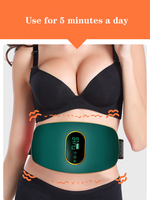 Application de taille de ceinture de minceur abdominale électrique portable masseur anti-graisse
