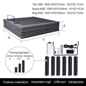 Cama Metálica Inteligente Convertible, Plegable y Ajustable, Anti-Ronquidos, Garantía de 5 Años, Certificación Completa, Inclinación Ajustable SN01 - Product Image 5