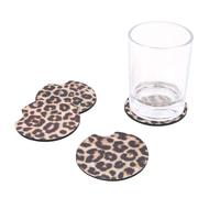 Sous-verres de voiture vierges en néoprène blancs, épaisseur 5 mm, pour sublimation DIY, imperméables, anti-perte, avec logo personnalisé, vente en gros