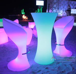 Tabouret de bar lumineux, nouveau design, tabouret de bar Alies, chaise de salon LED, tabouret de bar (Bs100) - Product Image 6