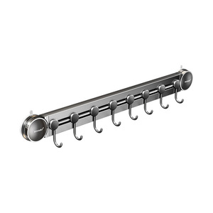 Heaven And Earth Fish Suction Cup Hook – Organisateur de vêtements rectangulaire poli robuste à fixation murale 205-017-C - Product Image 1