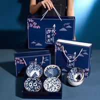 Coffret cadeau Ensemble de bols bohème Céramique colorée imprimée sous vitrage Cuisine nouvellement conçue 2 4 6 Pcs Soupe de riz 4.5 pouces