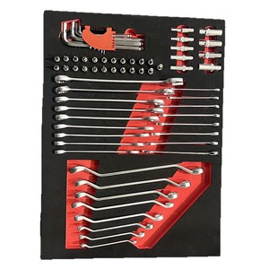 Ensemble d'outils automobiles en acier au carbone de 420 pièces avec plateau organisateur en mousse EVA pour la réparation et l'entretien mécanique de voitures et de maisons - Product Image 3