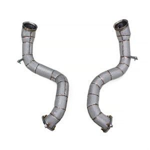 ท่อไอเสียแบบ OEM สำหรับ Aston Martin Vantage V8 4.0T ปี 2018+ ระบบ Boska Exhaust Free Flow ทำจากสแตนเลส - Product Image 1