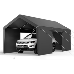 Tente de garage extérieure galvanisée résistante au vent, simple et facile à installer avec garage - Product Image 1
