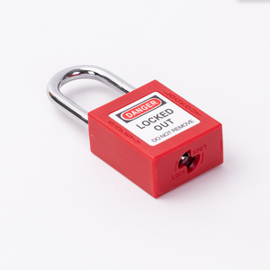 38mm màu đỏ thép còng an toàn ổ khóa Khóa tagout an ninh OSHA Loto ổ khóa - Product Image 3