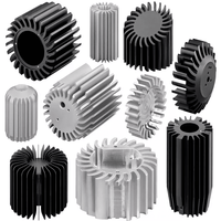 Dissipateur thermique en aluminium extrudé, profil de dissipateur thermique personnalisé OEM, refroidissement LED CPU GPU