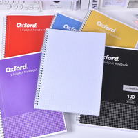 Carnet à spirale personnalisé à 1 section avec couverture en papier, 100 feuilles détachables, idéal pour les entreprises, les écoles ou comme cadeau.