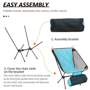 Silla de Playa Plegable Portátil para Exteriores con Logotipo Personalizado, Extra Grande, Ligera, Compacta, Relajante, para Acampar, con Portavasos - Product Image 5