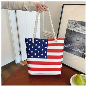 Nuevo bolso de hombro con estampado de lona, estilo moderno, bolso de mano suave con cierre de cremallera para todas las estaciones - Product Image 5