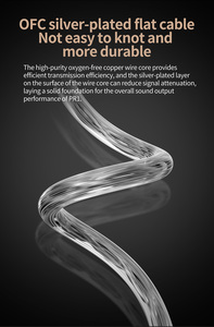 Écouteurs intra-auriculaires filaires <span class=keywords><strong>KZ</strong></span> <span class=keywords><strong>PR1</strong></span> Balanced Edition Planar Driver pour le sport et la musique - Product Image 5
