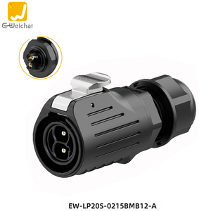 Водонепроницаемый авиационный разъем LP20 M20, <span class=keywords><strong>25</strong></span>А, IP67, 500В, быстроразъемный, с винтовым креплением, 2/3/4-контактный, пластиковый, без пайки - Product Image 5