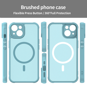 Funda Magnética Mate de Tacto Suave para <span class=keywords><strong>iPhone</strong></span> 17 16 15 Pro Max, Compatible con Carga Inalámbrica - Product Image 4