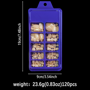120 <span class=keywords><strong>Uñas</strong></span> Postizas <span class=keywords><strong>de</strong></span> Color Nude Natural, <span class=keywords><strong>Uñas</strong></span> <span class=keywords><strong>de</strong></span> Gel Suave con Acabado Mate, <span class=keywords><strong>Uñas</strong></span> Artificiales <span class=keywords><strong>de</strong></span> Cobertura Completa, Puntas <span class=keywords><strong>de</strong></span> <span class=keywords><strong>Uñas</strong></span> Postizas - Product Image 6