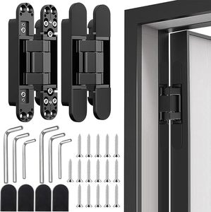 Bisagra de puerta invisible DIVINE Bisagra resistente ajustable 3D <span class=keywords><strong>para</strong></span> puerta de madera - Product Image 1