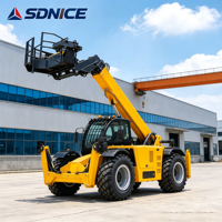 Chariot télescopique SDNICE de 12,5 tonnes, 18 m, à vendre, prix FOB, chariot télescopique de qualité export fiable