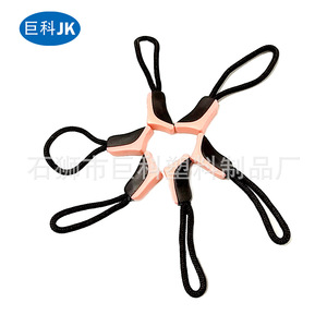 Tirette de fermeture éclair en plastique avec languette en silicone pour sacs, chaussures, vêtements, cadeaux – Durable - Product Image 2