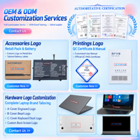 Laptop Layar Sentuh IPS FHD 15.6" Tersedia OEM, Intel i7-8550U, RAM 12GB DDR3, SSD Opsional, Baterai 5000mAh, Webcam HD