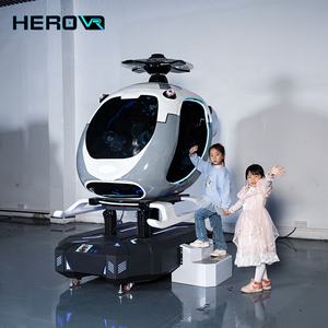 Игровой автомат HEROVR 360 VR детский Крытый/уличный аттракцион для игровой школы домашний Металлический Стальной детский сад образовательный общественный - Product Image 4