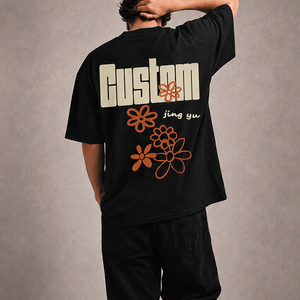 Le fabricant conçoit des t-shirts imprimés surdimensionnés pour hommes, des t-shirts décontractés en coton biologique personnalisés. - Product Image 2