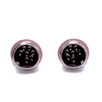 Connecteur circulaire mâle Soulin Gx16 M16 à 7 broches, contact en laiton, boîtier en alliage de zinc, IP66, connecteurs électriques automobiles et aéronautiques
