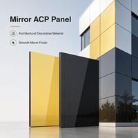 3mm Aynalı ACM Levha 1220x2440mm UV Baskı ve Reklam Tabelası için
