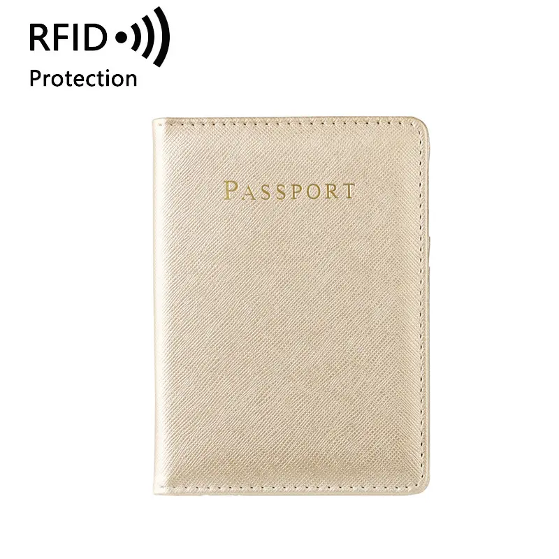 PU кожаный чехол для паспорта RFID Обложка на паспорт с отделениями для кредитных карт для женщин и мужчин семья ID заграничного паспорта