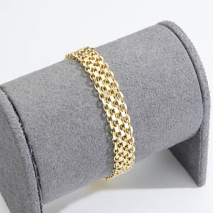 Pulsera de Cadena de Diseño Clásico y Moderno, Unisex, Elegante, con Baño Electrolítico, Venta al Por Mayor, Estilo Neutral - Product Image 4