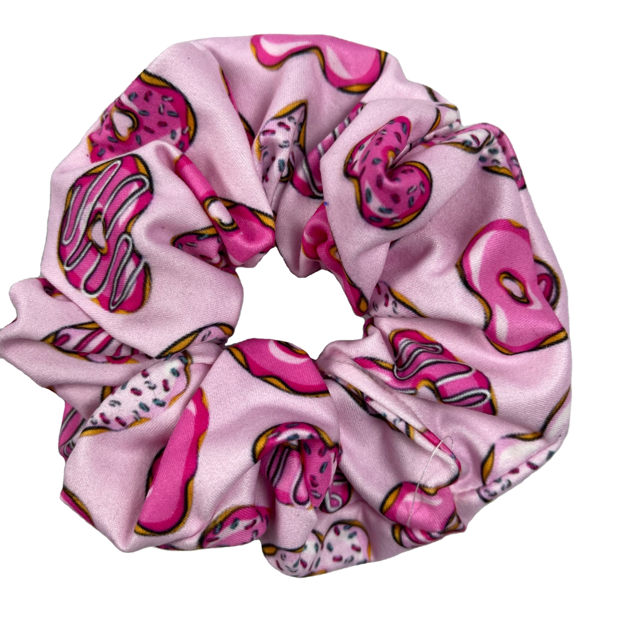 Lz2021оптовая продажа, новые модные аксессуары для волос для девочек, резинка для волос с принтом на День святого Валентина, повязка на голову с цветами для девочек