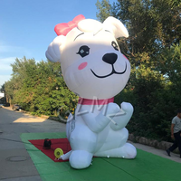Chien Gonflable Géant Réaliste pour Publicité en Parc, Événement Extérieur, Décoration de Dessin Animé, Ballon Chien Adorable Gonflable