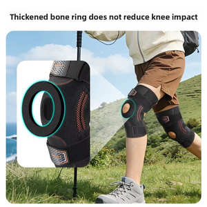 Offre Spéciale – Genouillère de Soutien Flexible à Rotule Ouverte pour l'Entraînement Sportif, la Course et l'Exercice, avec Sangles de Compression en Nylon/Spandex Respirant - Product Image 3